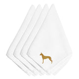 Caroline'S Treasures Bb3388Npke Pharaoh Hound Embroidered Napkins (Set Of 4), 20, Multicolor