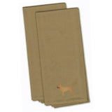 Caroline'S Treasures Bb3389Tntwe Border Terrier Tan Embroidered Kitchen Towel (Set Of 2), 28 X 19, Multicolor