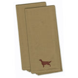 Caroline'S Treasures Bb3393Tntwe Irish Setter Tan Embroidered Kitchen Towel (Set Of 2), 28 X 19, Multicolor