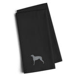 Caroline'S Treasures Bb3396Bktwe Scottish Deerhound Black Embroidered Kitchen Towel (Set Of 2), 28 H X 19 W, Multicolo
