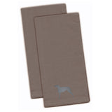 Caroline'S Treasures Bb3396Gytwe Scottish Deerhound Gray Embroidered Kitchen Towel (Set Of 2), 28 X 19, Multicolor