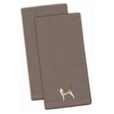 Caroline'S Treasures Bb3398Gytwe American Foxhound Gray Embroidered Kitchen Towel (Set Of 2), 28 X 19, Multicolor