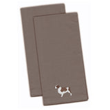 Caroline'S Treasures Bb3400Gytwe Welsh Springer Spaniel Gray Embroidered Kitchen Towel (Set Of 2), 28 X 19, Multicolor