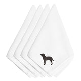 Caroline'S Treasures Bb3401Npke American Water Spaniel Embroidered Napkins (Set Of 4), 20, Multicolor