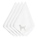Caroline'S Treasures Bb3406Npke Afghan Hound Embroidered Napkins (Set Of 4), 20, Multicolor