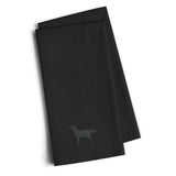 Caroline'S Treasures Bb3408Bktwe Black Labrador Retriever Black Embroidered Kitchen Towel (Set Of 2), 28 H X 19 W, Mul