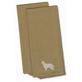 Caroline'S Treasures Bb3418Tntwe Pyrenean Shepherd Tan Embroidered Kitchen Towel (Set Of 2), 28 X 19, Multicolor
