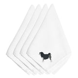 Caroline'S Treasures Bb3435Npke Lowchen Embroidered Napkins (Set Of 4), 20, Multicolor