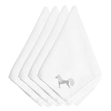 Caroline'S Treasures Bb3443Npke Chinese Crested Embroidered Napkins (Set Of 4), 20, Multicolor