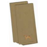 Caroline'S Treasures Bb3452Tntwe Shar Pei Merry Tan Embroidered Kitchen Towel (Set Of 2), 28 X 19, Multicolor