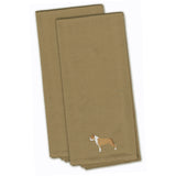 Caroline'S Treasures Bb3454Tntwe Staffordshire Bull Terrier Tan Embroidered Kitchen Towel (Set Of 2), 28 X 19, Multico