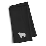 Caroline'S Treasures Bb3455Bktwe Komondor Black Embroidered Kitchen Towel (Set Of 2), 28 H X 19 W, Multicolor