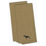 Caroline'S Treasures Bb3460Tntwe Doberman Pinscher Tan Embroidered Kitchen Towel (Set Of 2), 28 X 19, Multicolor