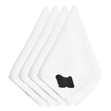 Caroline'S Treasures Bb3463Npke Puli Embroidered Napkins (Set Of 4), 20, Multicolor