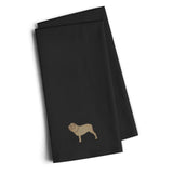 Caroline'S Treasures Bb3465Bktwe Neapolitan Mastiff Black Embroidered Kitchen Towel (Set Of 2), 28 H X 19 W, Multicolo