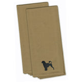 Caroline'S Treasures Bb3468Tntwe Portuguese Water Dog Tan Embroidered Kitchen Towel (Set Of 2), 28 X 19, Multicolor