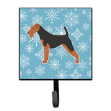 Caroline'S Treasures Winter Snowflake Welsh Terrier Leash Or Key Holder Bb3485Sh4, Small, Multicolor
