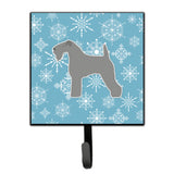Caroline'S Treasures Winter Snowflake Kerry Blue Terrier Leash Or Key Holder Bb3492Sh4, Small, Multicolor
