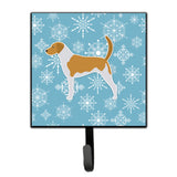 Caroline'S Treasures Winter Snowflake American Foxhound Leash Or Key Holder Bb3498Sh4, Small, Multicolor