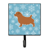 Caroline'S Treasures Winter Snowflake Norfolk Terrier Leash Or Key Holder Bb3509Sh4, Small, Multicolor