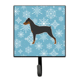 Caroline'S Treasures Winter Snowflake German Pinscher Leash Or Key Holder Bb3513Sh4, Small, Multicolor