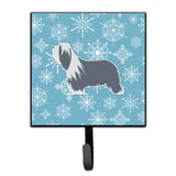 Caroline'S Treasures Winter Snowflake Bearded Collie Leash Or Key Holder Bb3517Sh4, Small, Multicolor