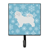 Caroline'S Treasures Winter Snowflake Maltese Leash Or Key Holder Bb3536Sh4, Small, Multicolor