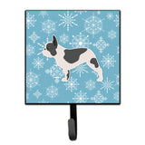 Caroline'S Treasures Winter Snowflake French Bulldog Leash Or Key Holder Bb3541Sh4, Small, Multicolor