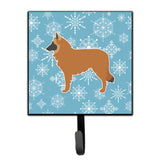 Caroline'S Treasures Winter Snowflake Belgian Shepherd Leash Or Key Holder Bb3561Sh4, Small, Multicolor