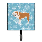 Caroline'S Treasures Winter Snowflake English Bulldog Leash Or Key Holder Bb3562Sh4, Small, Multicolor