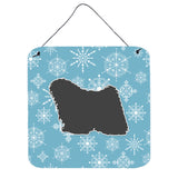 Caroline'S Treasures Winter Snowflake Puli Wall Or Door Hanging Prints Bb3563Ds66, 6 X 6, Multicolor