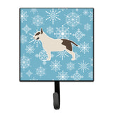 Caroline'S Treasures Winter Snowflake Bull Terrier Leash Or Key Holder Bb3578Sh4, Small, Multicolor