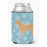 Caroline'S Treasures Winter Snowflake Fila Brasileiro Can Or Bottle Hugger Bb3579Cc, Can Hugger, Multicolor