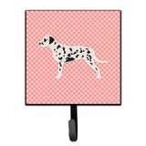 Caroline'S Treasures Dalmatian Checkerboard Pink Leash Or Key Holder Bb3583Sh4, Small, Multicolor