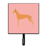 Caroline'S Treasures Pharaoh Hound Checkerboard Pink Leash Or Key Holder Bb3588Sh4, Small, Multicolor