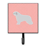 Caroline'S Treasures Spanish Water Dog Checkerboard Pink Leash Or Key Holder Bb3615Sh4, Small, Multicolor
