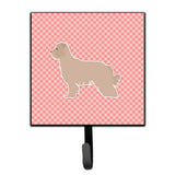 Caroline'S Treasures Pyrenean Shepherd Checkerboard Pink Leash Or Key Holder Bb3618Sh4, Small, Multicolor