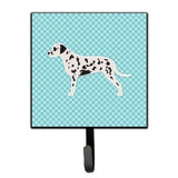 Caroline'S Treasures Dalmatian Checkerboard Blue Leash Or Key Holder Bb3683Sh4, Small, Multicolor
