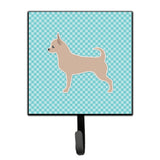 Caroline'S Treasures Chihuahua Checkerboard Blue Leash Or Key Holder Bb3750Sh4, Small, Multicolor