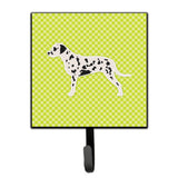 Caroline'S Treasures Dalmatian Checkerboard Green Leash Or Key Holder Bb3783Sh4, Small, Multicolor