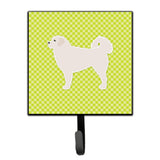 Caroline'S Treasures Polish Tatra Sheepdog Checkerboard Green Leash Or Key Holder Bb3827Sh4, Small, Multicolor