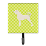 Caroline'S Treasures Anatolian Shepherd Checkerboard Green Leash Or Key Holder Bb3877Sh4, Small, Multicolor