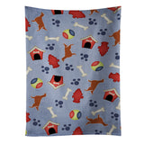 Caroline'S Treasures Bb3893Ktwl Irish Setter Dog House Collection Kitchen Towel, 25 X 15, Multicolor