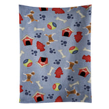 Caroline'S Treasures Bb3910Ktwl Beagle Dog House Collection Kitchen Towel, 25 X 15, Multicolor