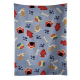 Caroline'S Treasures Bb3922Ktwl Red Border Collie Dog House Kitchen Towel, 25 X 15, Multicolor