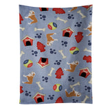 Caroline'S Treasures Bb3962Ktwl English Bulldog Dog House Collection Kitchen Towel, 25 X 15, Multicolor