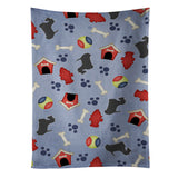 Caroline'S Treasures Bb3969Ktwl Scottish Terrier Dog House Kitchen Towel, 25 X 15, Multicolor