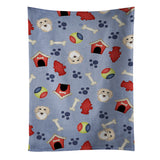 Caroline'S Treasures Bb3991Ktwl Dog House Longhair Creme Dachshund Kitchen Towel, 25 X 15, Multicolor