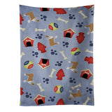 Caroline'S Treasures Bb4055Ktwl Dog House Collection English Bulldog Kitchen Towel, 25 X 15, Multicolor