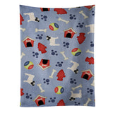 Caroline'S Treasures Bb4113Ktwl Dog House Collection Pug Kitchen Towel, 25 X 15, Multicolor